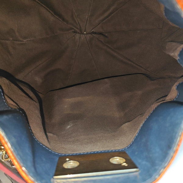 Calfskin Shoulder Bag Orange