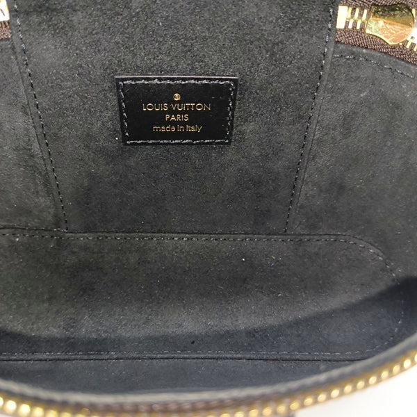 Vanity Chain Pouch Monogram Coated Canvas Brown