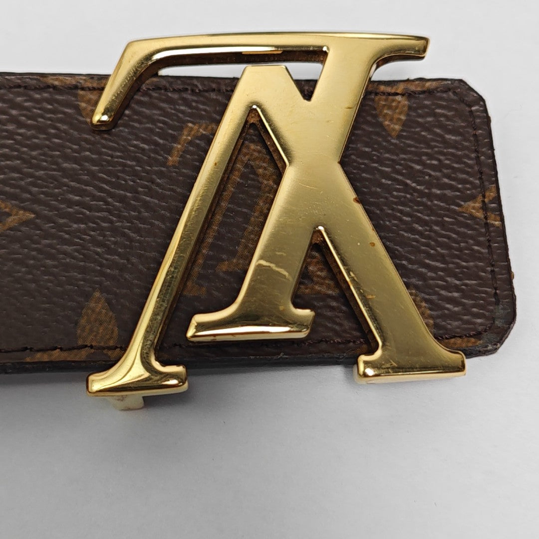 Coated Canvas Belt Brown