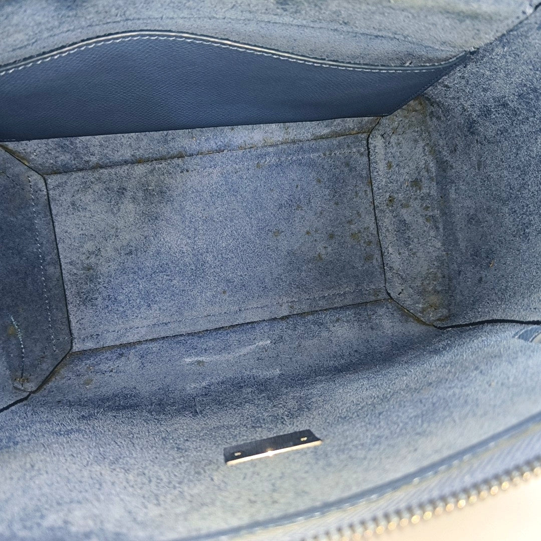 BELT Micro Calfskin Blue