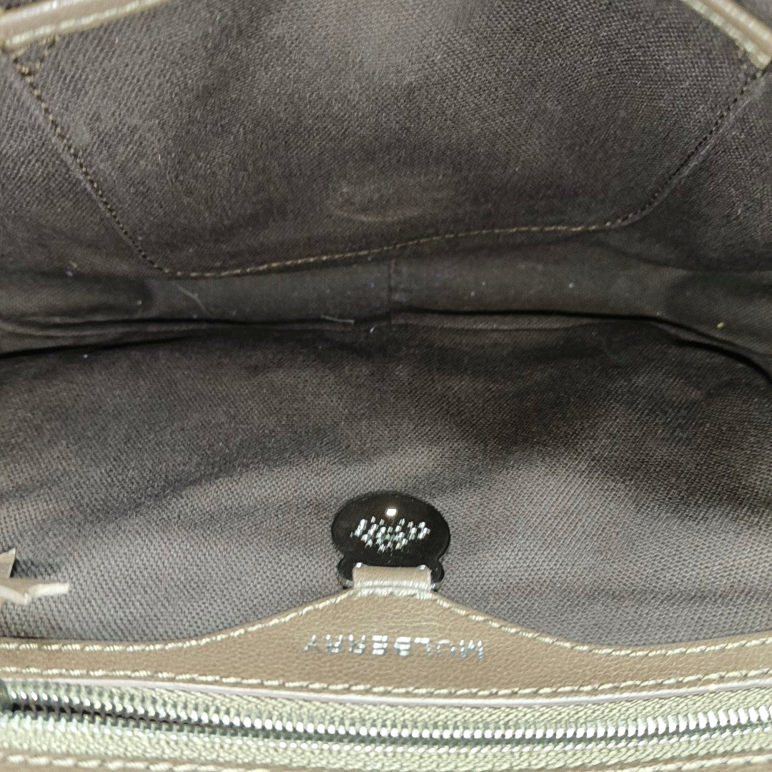 Calfskin Shoulder Bag Brown