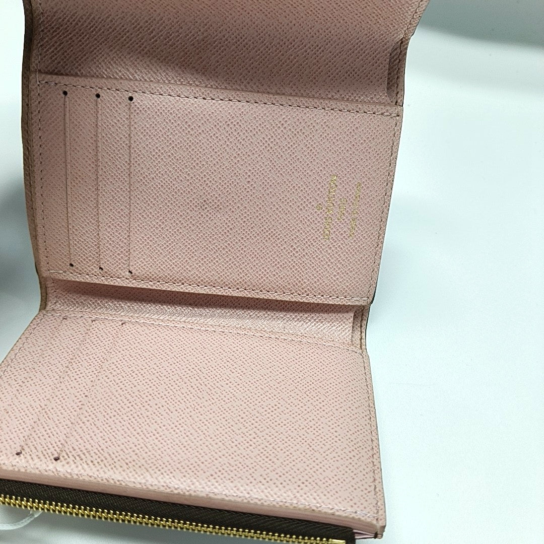 VICTORINE Monogram Coated Canvas Brown Wallet