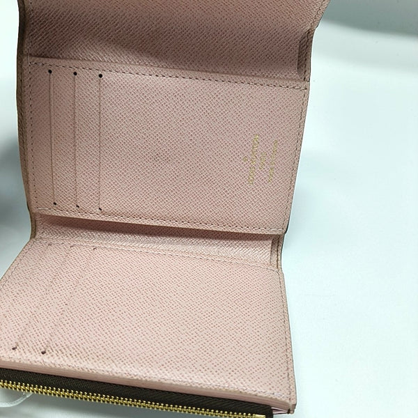 VICTORINE Monogram Coated Canvas Brown Wallet