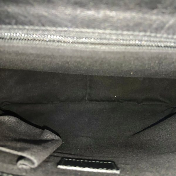 Calfskin Shoulder Bag Black