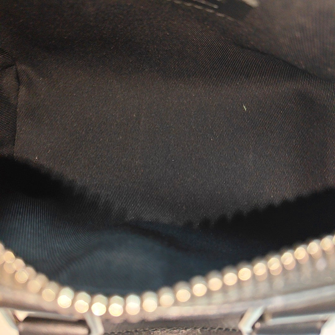 KEEPALL Mini Monogram Coated Canvas Black