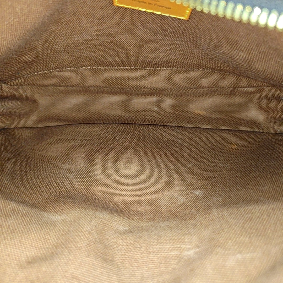 VINTAGE TROCADERO 23 Monogram Coated Canvas Brown