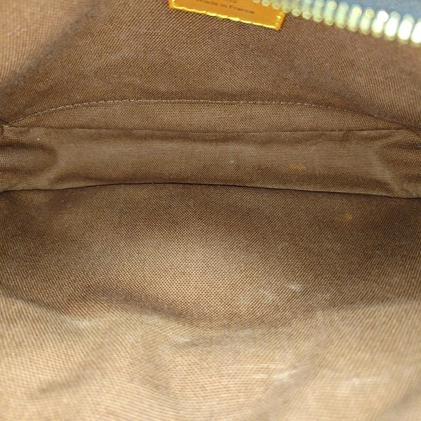 VINTAGE TROCADERO 23 Monogram Coated Canvas Brown