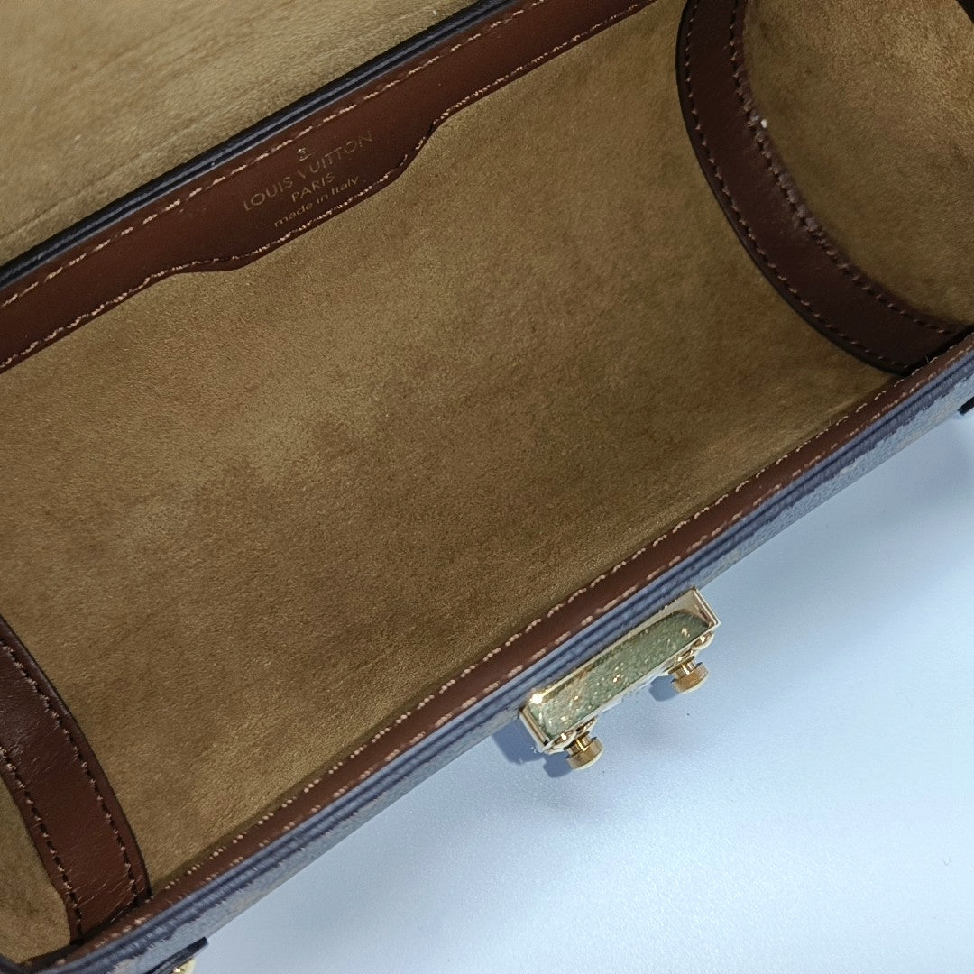 PAPILLON 19 Monogram Coated Canvas Brown