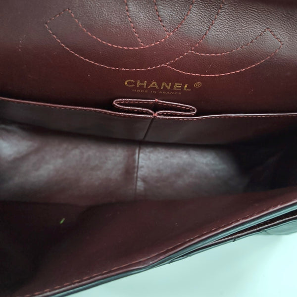 2.55 227 (jumbo) Quilted Calfskin Black