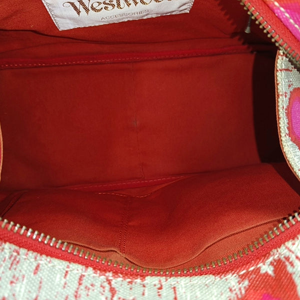 Canvas Top Handle Bag Multicolor