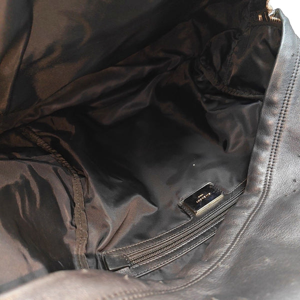 Calfskin Backpack Black