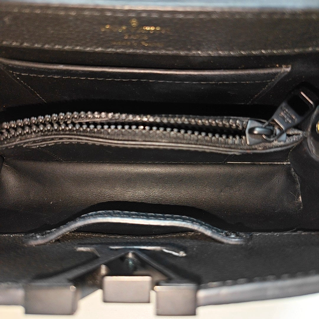 CAPUCINES Mini Calfskin Black