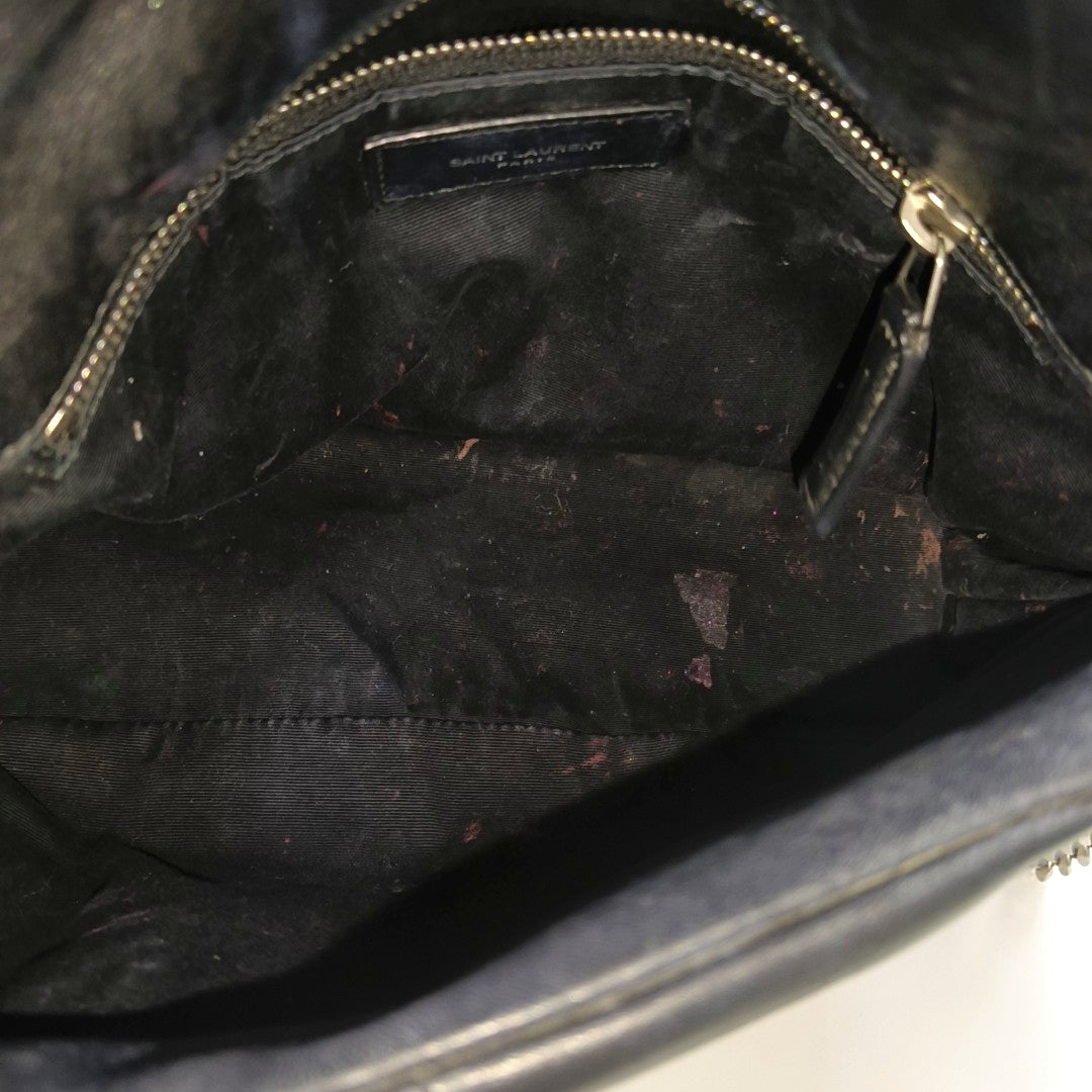 PUFFER Small Quilted Lambskin Black