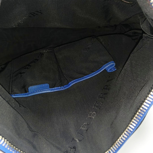 Calfskin Shoulder Bag Blue