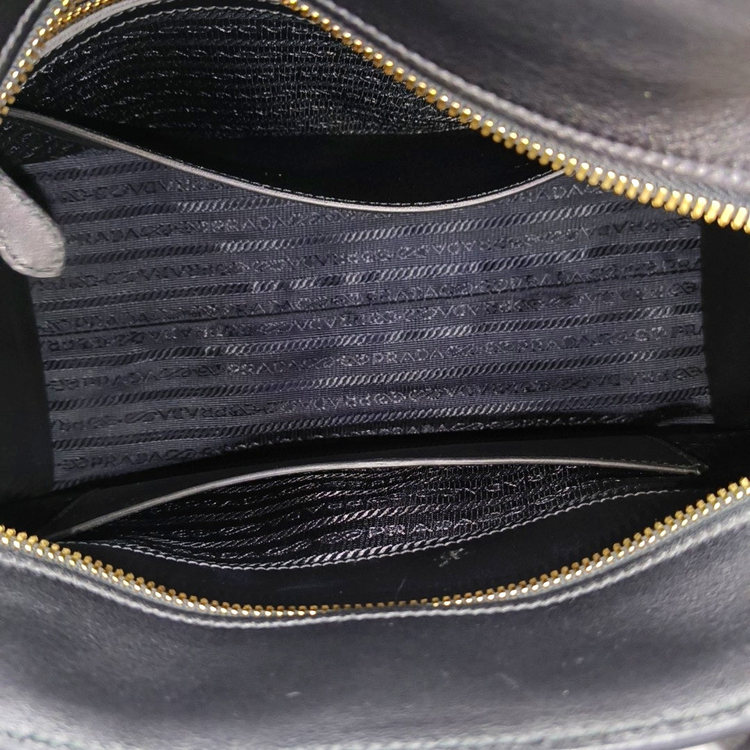 Esplanade Saffiano Calfskin Black