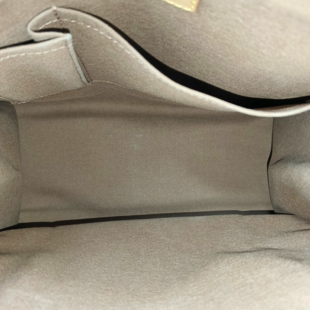 POPINCOURT Monogram Coated Canvas Brown
