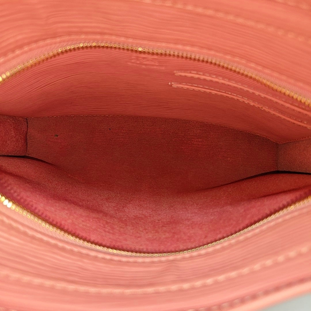 Leather Clutch Pink
