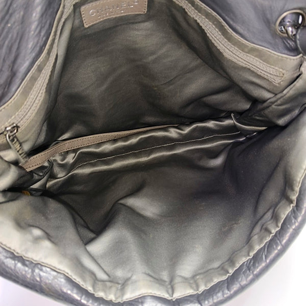 Quilted Lambskin Gray