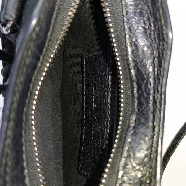 Classic Metallic Edge City Calfskin Black
