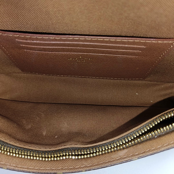 IVY Monogram Coated Canvas Brown