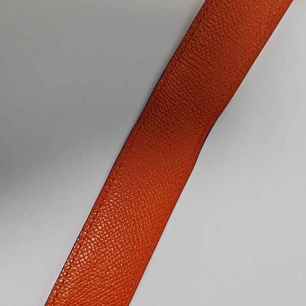 Leather Belt Orange