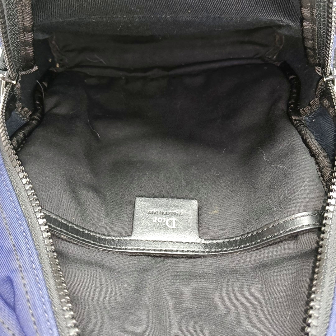 Fabric Backpack Blue