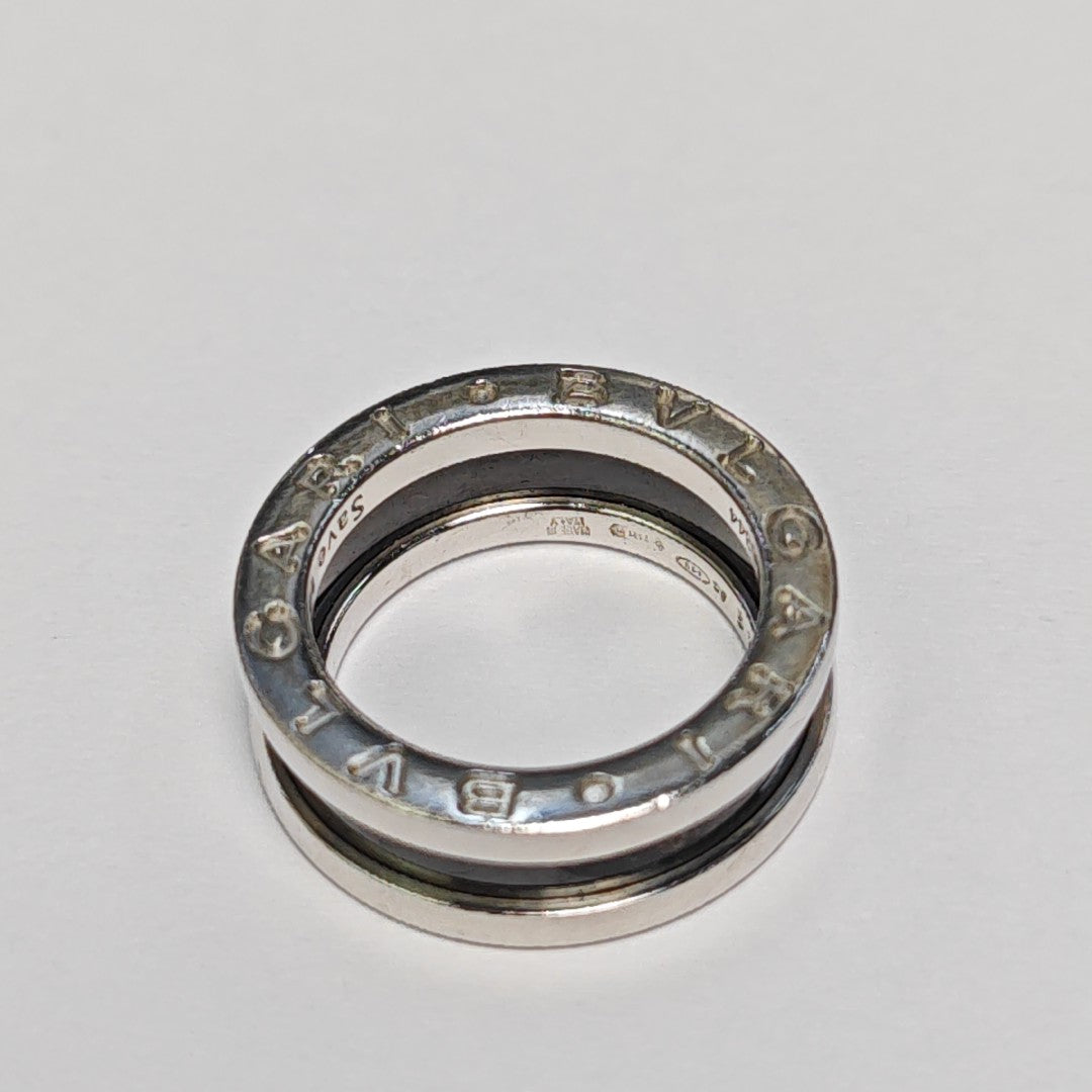 B.ZERO1 925 Sterling Silver Ring EU 45