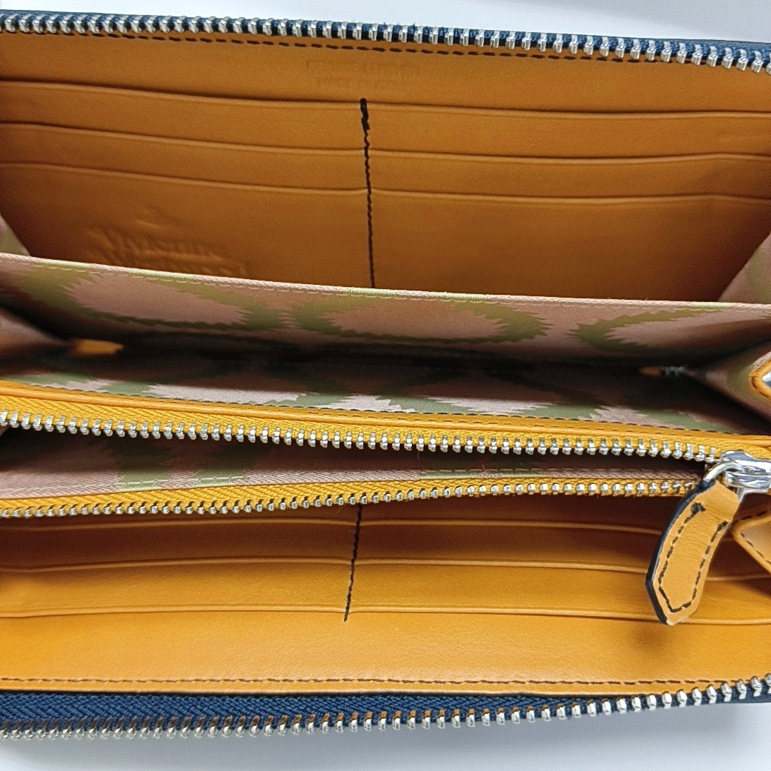 Calfskin Wallet Blue