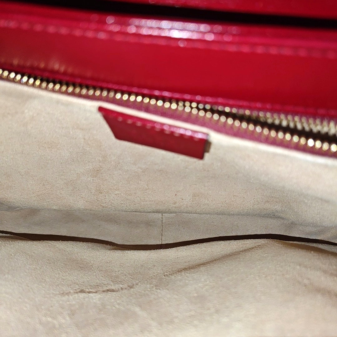 Horsebit 1955 Small Monogram Coated Canvas Beige