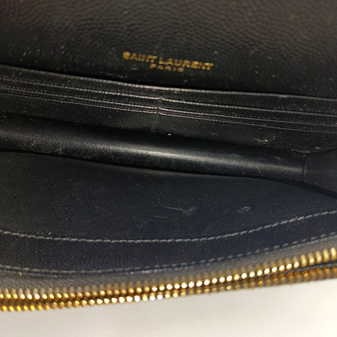 MONOGRAM WOC Chevron Calfskin Black