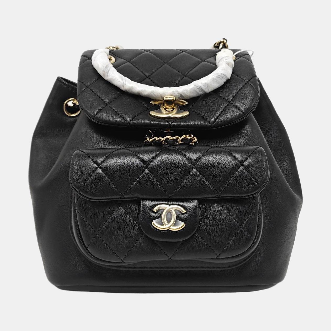 DUMA Quilted Lambskin Black