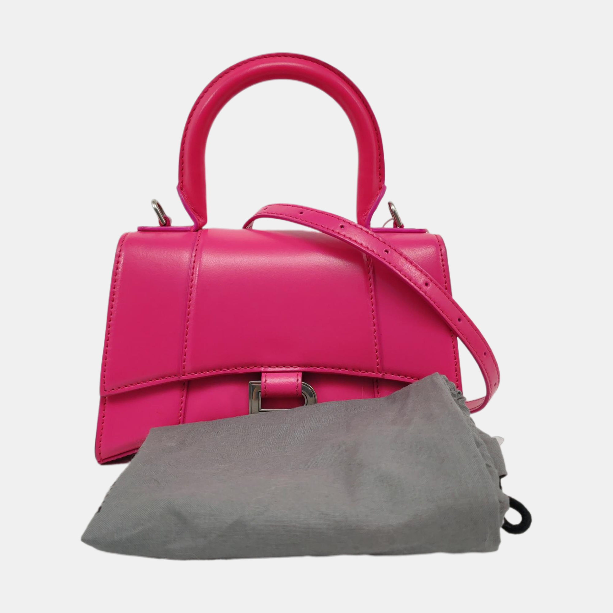 Hourglass XS Quilted Calfskin Red