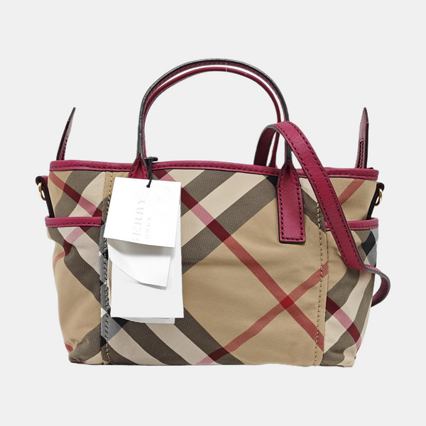 Canvas Shoulder Bag Beige