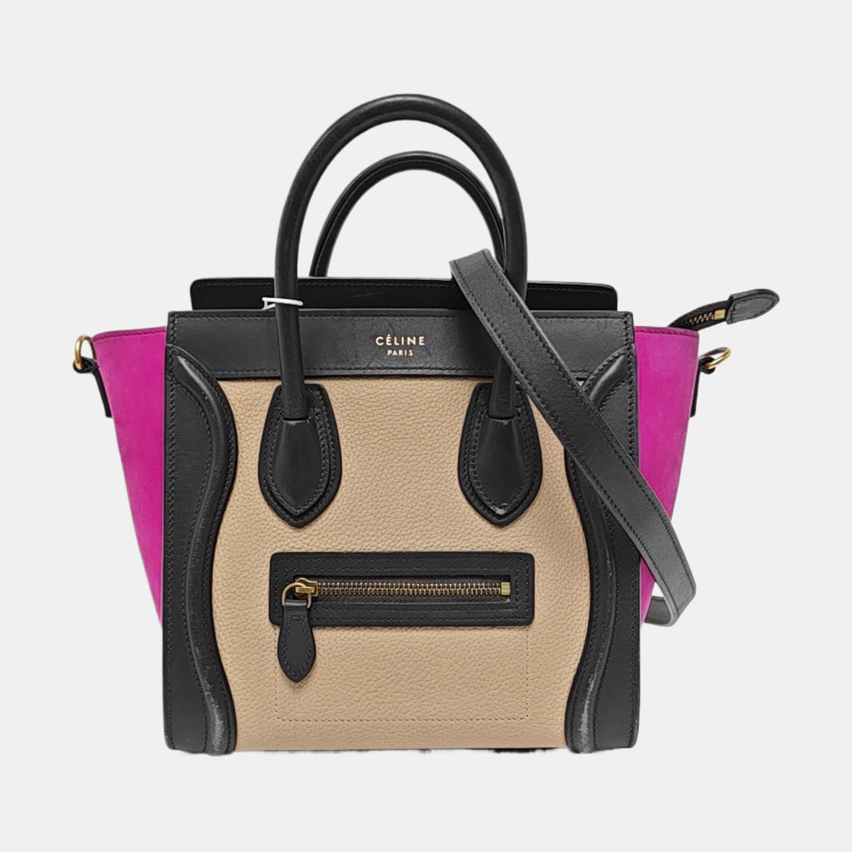 Authenticated pre-owned  LUGGAGE Nano Calfskin Multicolor - Tote Bag at Looply