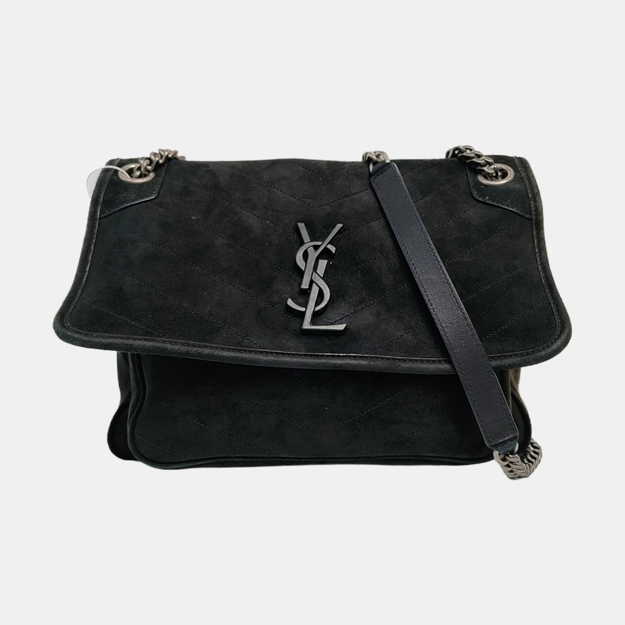 NIKI Medium Suede Black