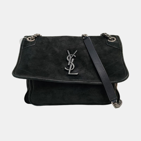 NIKI Medium Suede Black
