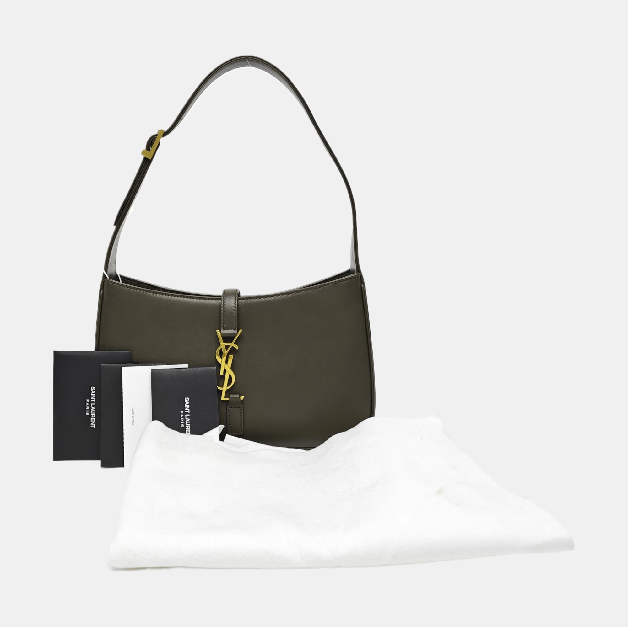 LE 5 À 7 Small Calfskin Green