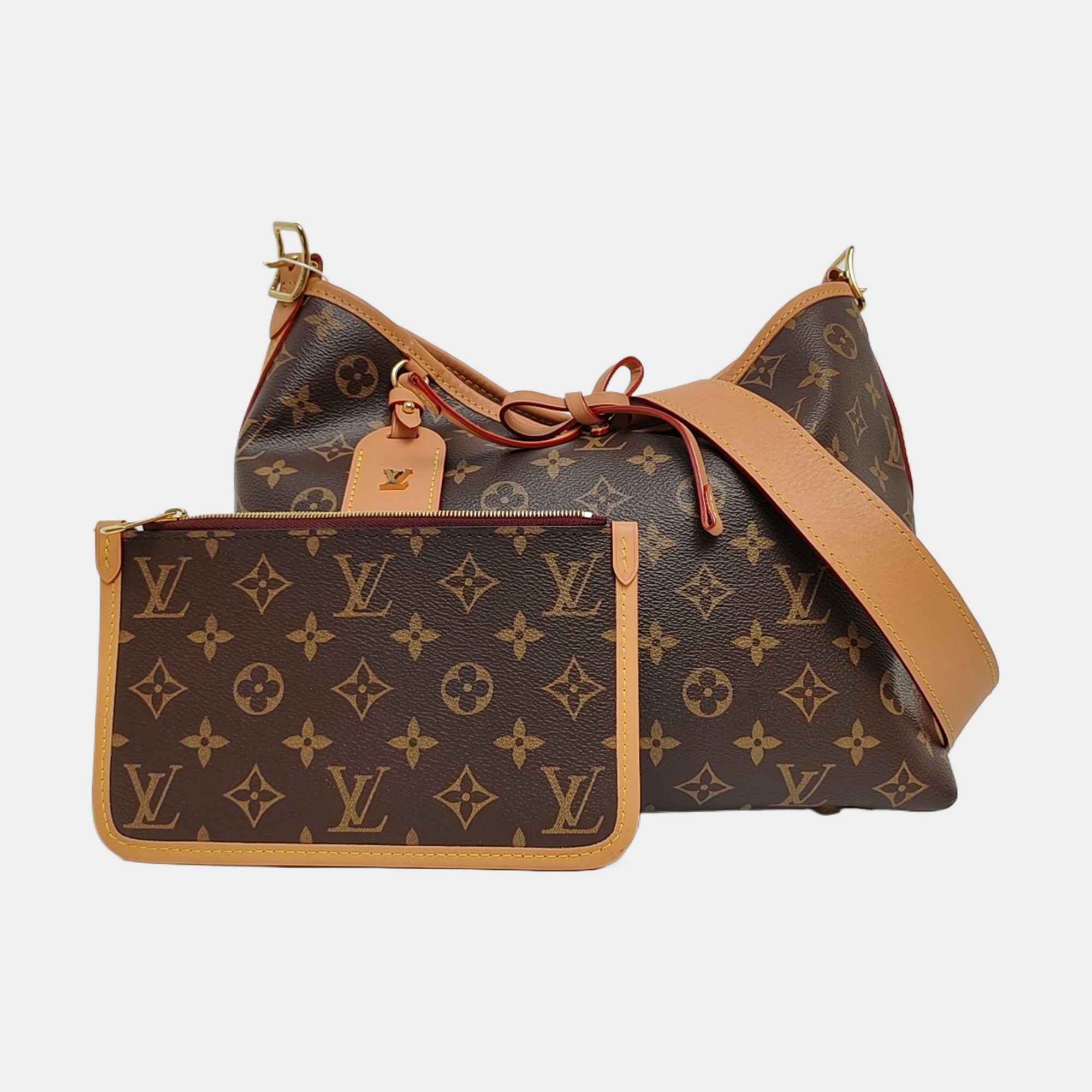 CARRYALL PM Monogram Coated Canvas Brown