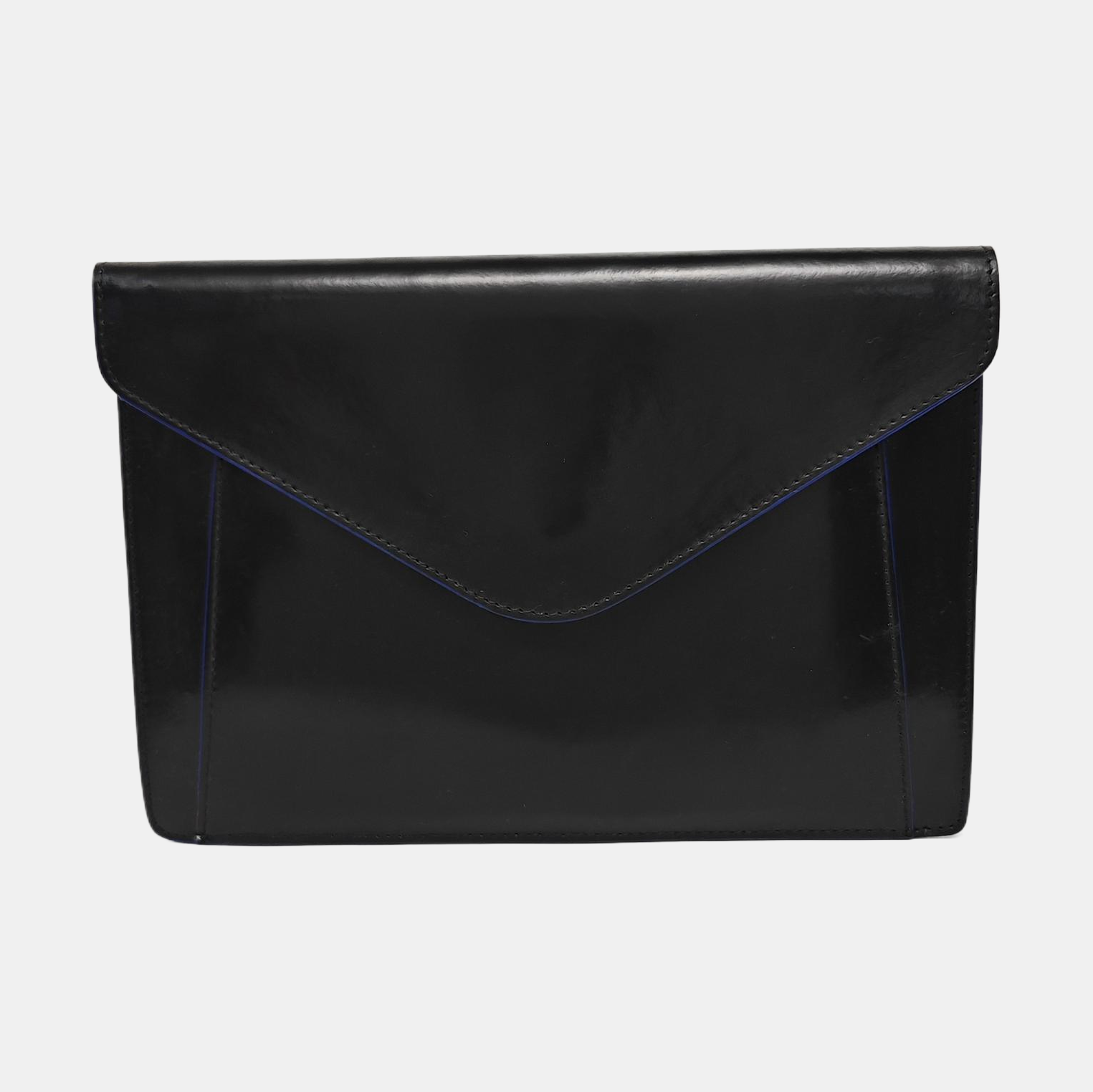 Calfskin Clutch Black