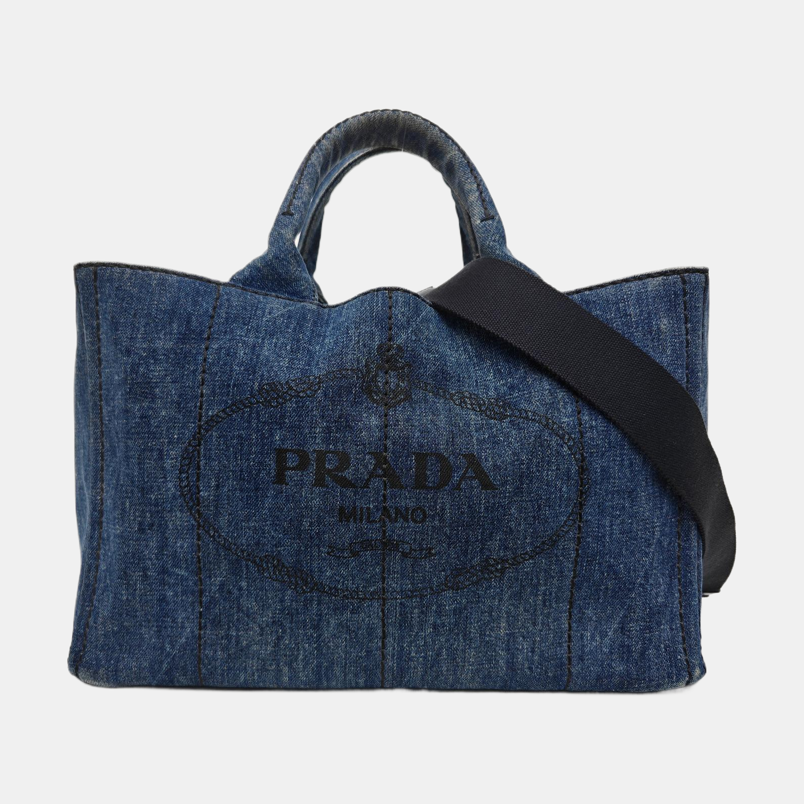 Denim Quilted Denim Blue