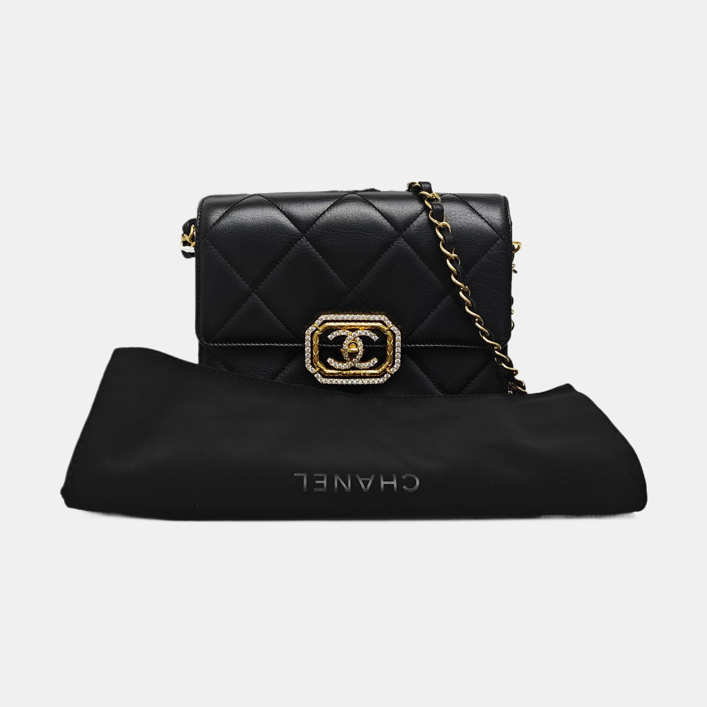 CLASSIC FLAP Mini Quilted Calfskin Black