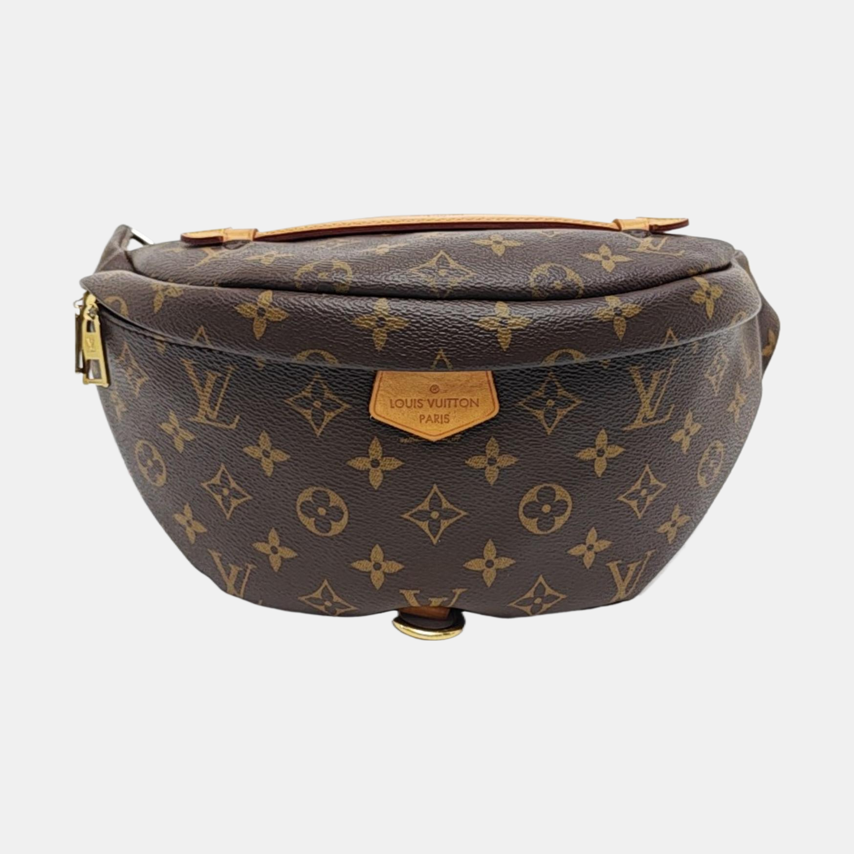 BUMBAG Monogram Coated Canvas Brown