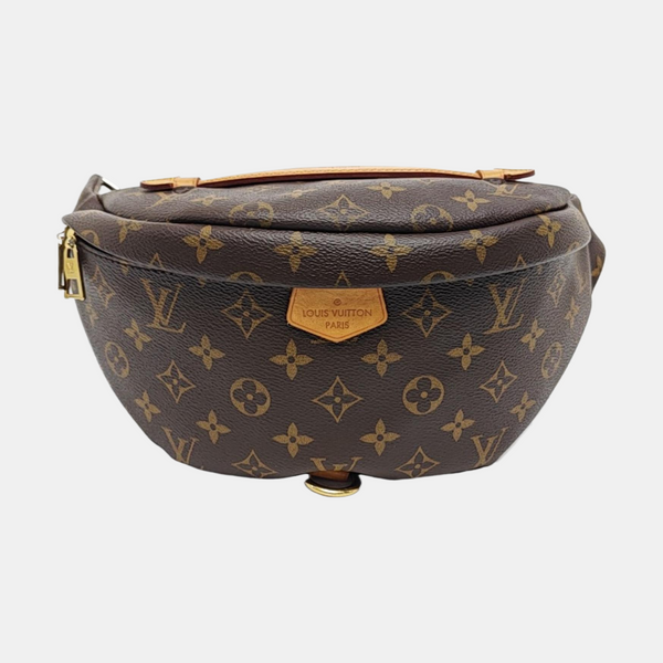 BUMBAG Monogram Coated Canvas Brown