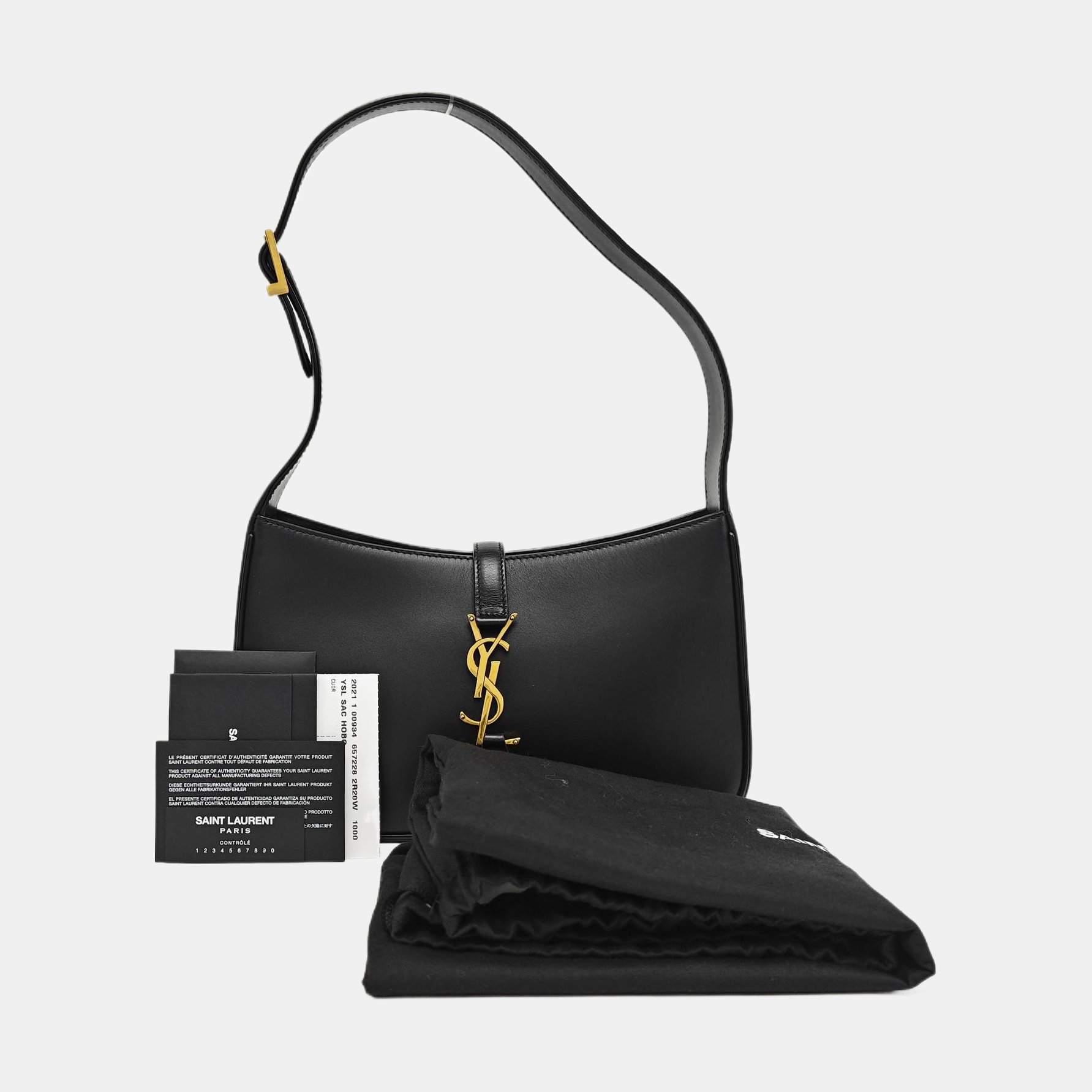 LE 5 À 7 Small Calfskin Black