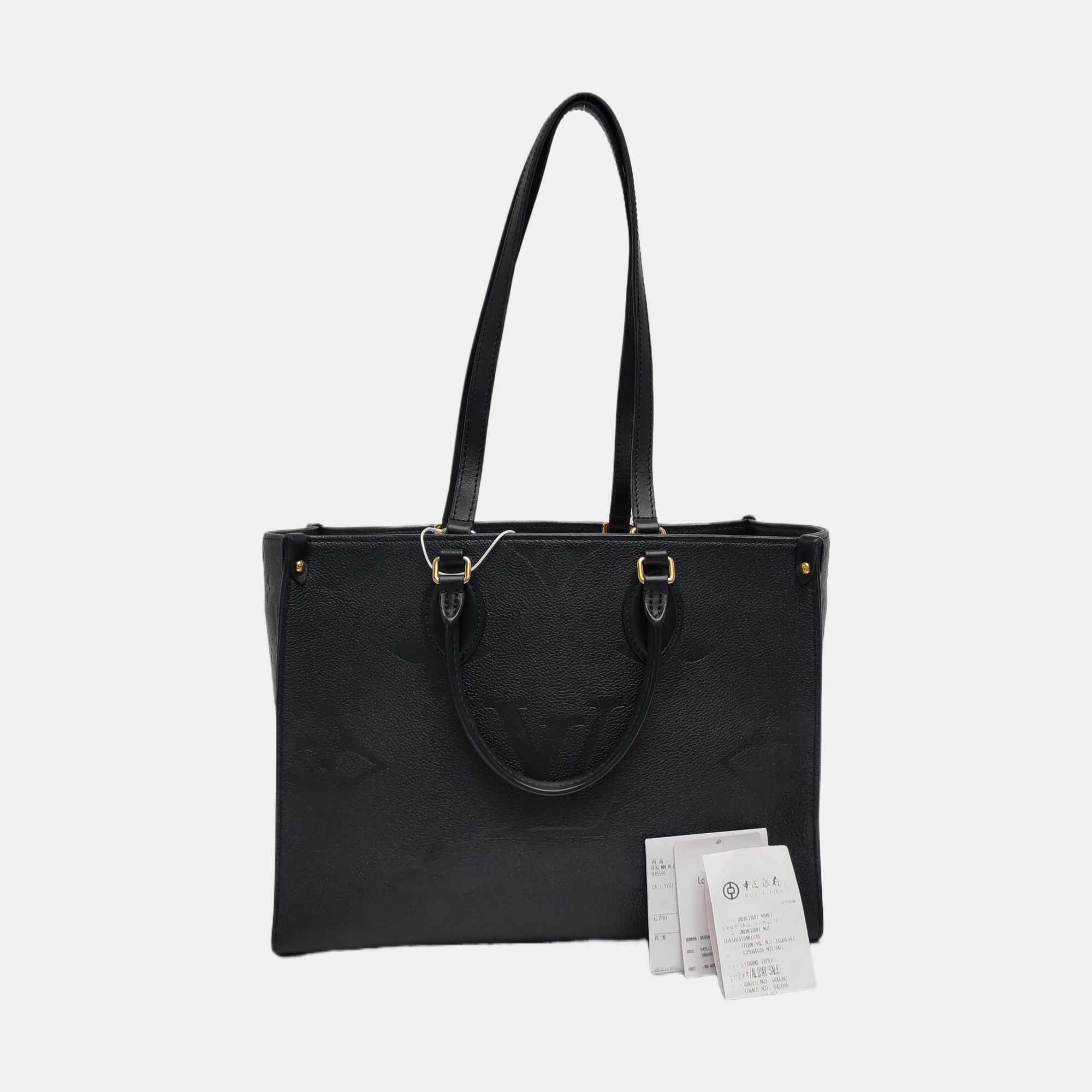 ONTHEGO MM Monogram Calfskin Black