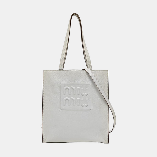 Calfskin Tote Bag White