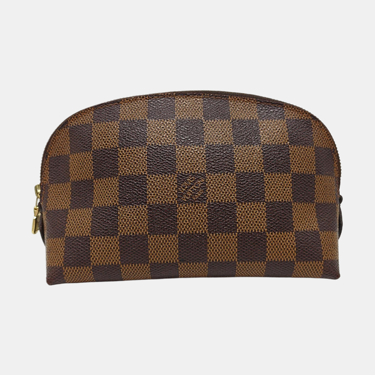 COSMETIC PM Damier Ebene Coated Canvas Brown