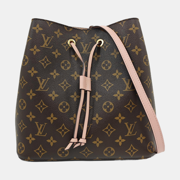 NÉONOÉ MM Monogram Coated Canvas Brown