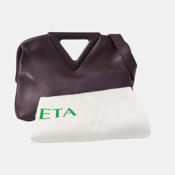 The Triangle Calfskin Purple
