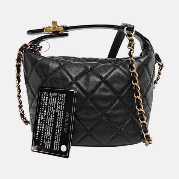Quilted Lambskin Black